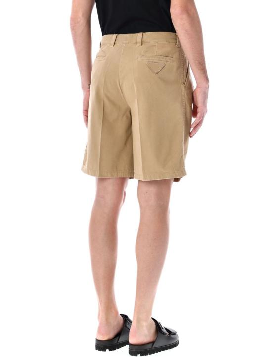 25SS 프라다 숏팬츠 25PSPH34316FT F0065 Beige - PRADA