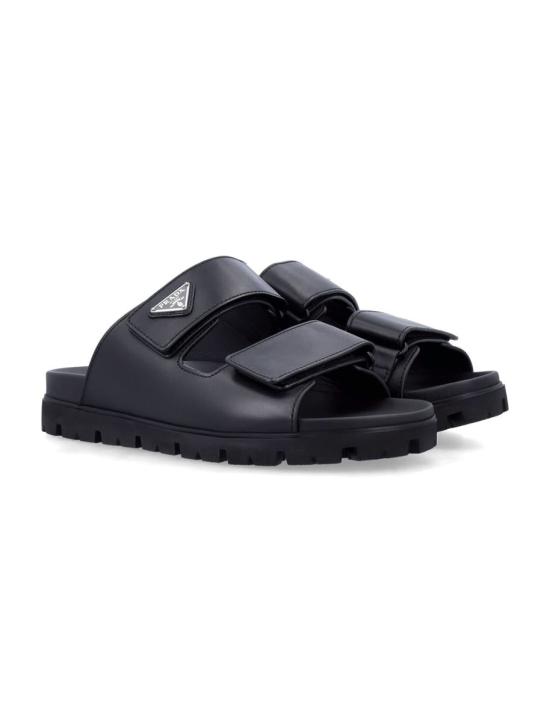 25SS 프라다 샌들 25P2X31293LEM F0002 Black - PRADA