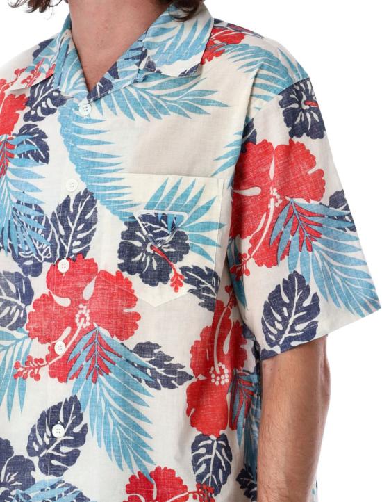 25SS 프라다 긴팔 셔츠 25PUCS41416YP F0E7D RED BLUE - PRADA