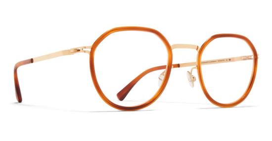 25FW 마이키타 안경 10089058 BRUSHED GOLD HAVANA - MYKITA