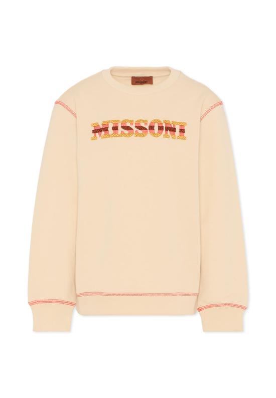  [키즈] 미소니 트레이닝 상의 MU4P60 Z0081 165 BEIGE