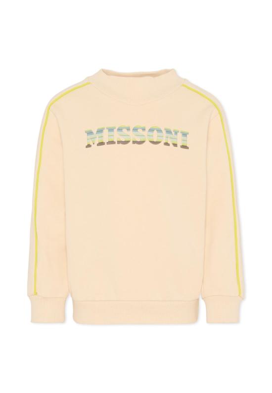  [키즈] 미소니 트레이닝 상의 MU4P20 Z0081 165VE BEIGE