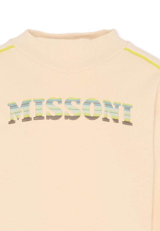  [키즈] 미소니 트레이닝 상의 MU4P20 Z0081 165VE BEIGE - MISSONI