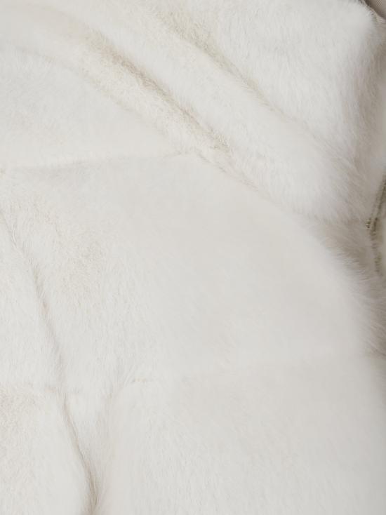 25FW 에르노 레이디 얼터너티브 퍼 & 울트라라이트 나일론 베스트 PI002123D 12630 1000 BIANCO - HERNO