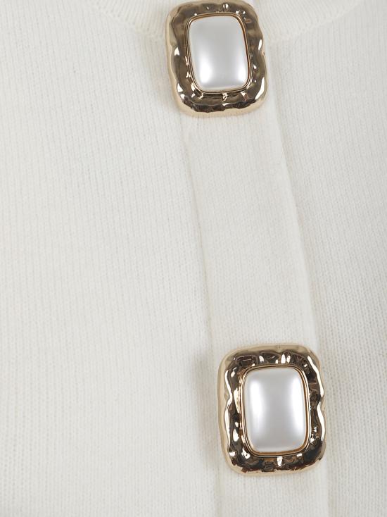 25FW 셀프 포트레이트 울 가디건 AW25 018C CREAM - SELF PORTRAIT