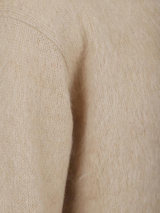 25FW 메종키츠네 브러쉬드 모헤어 컴포트 스웨터 PM00805KT1162 0335 TAN BEIGE - MAISON KITSUNE
