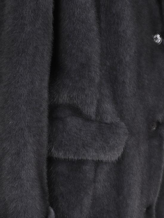 25FW 에르노 얼터너티브 멜란지 밍크 퍼 코트 GC000545D 12739 9480 ANTRACITE - HERNO