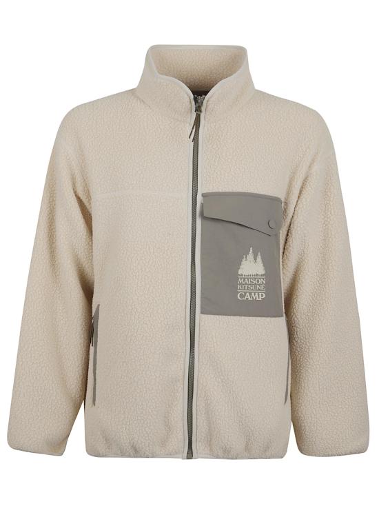 25FW 메종키츠네 캐주얼 플리스 자켓 PM02136WM2031 P700 ECRU