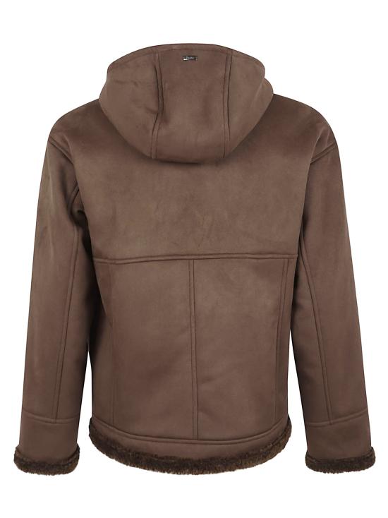 25FW 에르노 후드 집업 자켓 GI000529U 12754 8010 MARRONE - HERNO