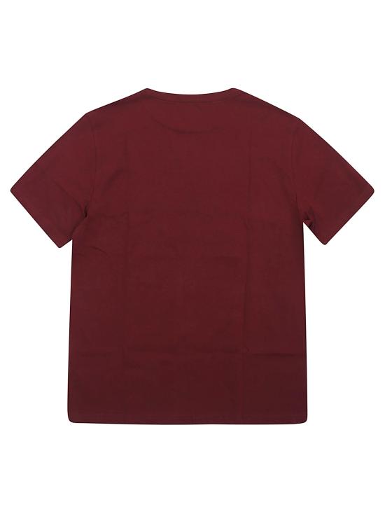 25FW [키즈] 랄프 로렌 티셔츠 323832904 200 601 DARK RED - RALPH LAUREN