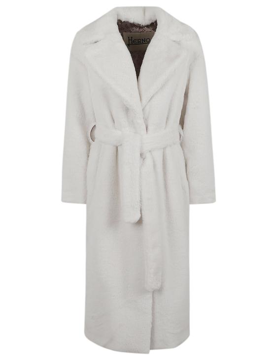 25FW 에르노 소프트 얼터너티브 퍼 코트 CA000586D 12422 1000 BIANCO