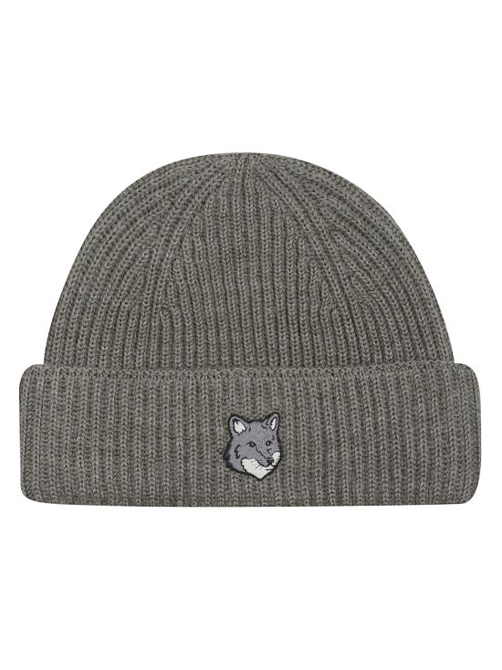 25FW 메종키츠네 폭스 헤드 라지 비니  PM06112KT1022 P131 LAUREL GREEN