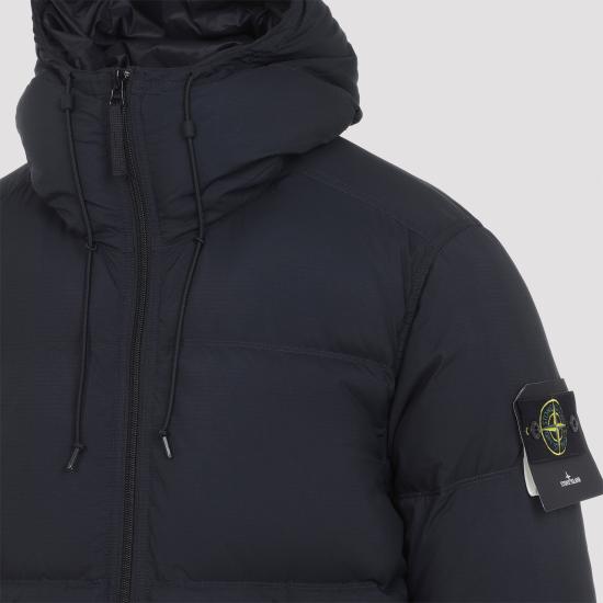 25FW 스톤 아일랜드 4100019 매트 립스탑 다운 파카 K2S154100019S0182V0029 BLACK DOM - STONE ISLAND