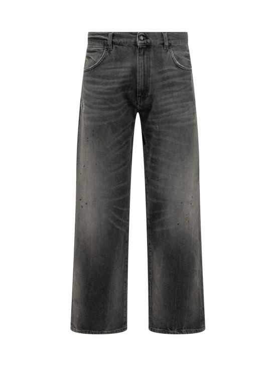 25FW 아미시 데님 팬츠 AMU010N0952793 C0998 DENIM BLACK