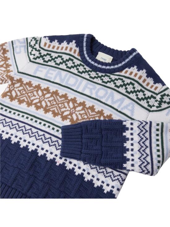 25FW [키즈] 펜디 풀오버 JMG135K AYMSF1I11 MULTICOLOUR - FENDI