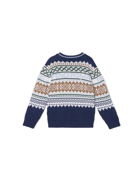 25FW [키즈] 펜디 풀오버 JMG135K AYMSF1I11 MULTICOLOUR - FENDI