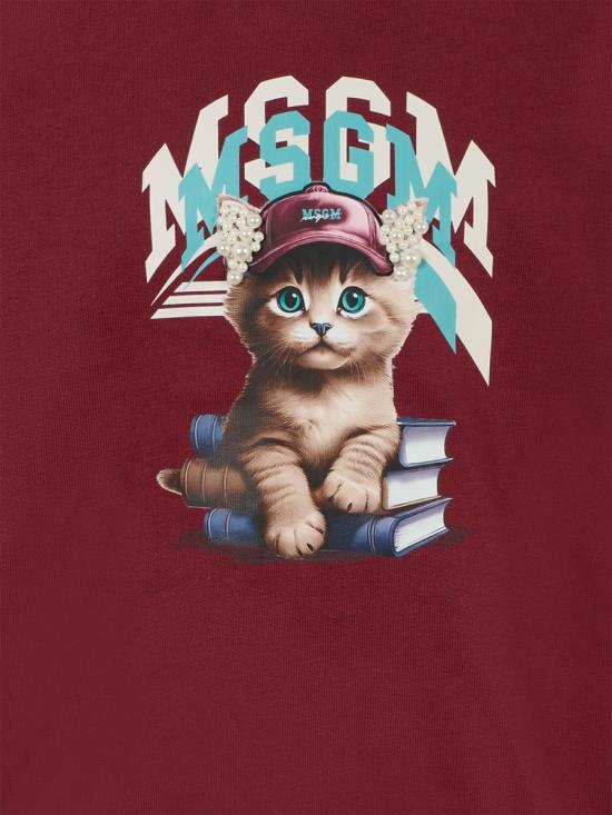 25FW [키즈] 엠에스지엠 풀오버 F5MSJGSW125K MS034 RED - MSGM