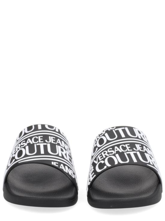 25FW 베르사체 뮬/슬리퍼 79YA3SQ1 71352899 BLACK - VERSACE