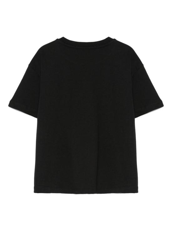 25FW [키즈] 엠에스지엠 티셔츠 F5MSJUTH007K 110 BLACK - MSGM