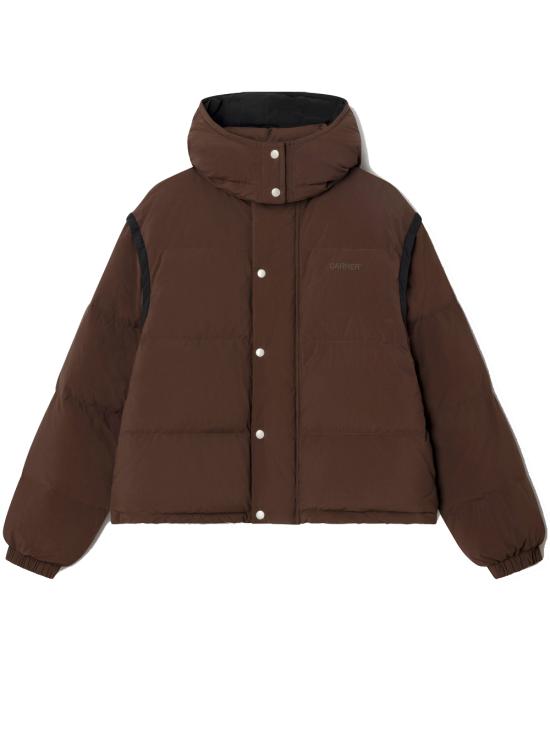 25FW 카레르 수트 자켓 CROSBY PUFFER JACKET BROWN Brown
