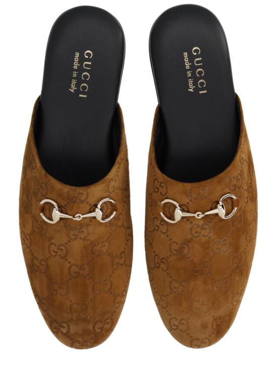 26FW 구찌 홀스빗 스웨이드 뮬 849565 AAFQV2118 BROWN - GUCCI