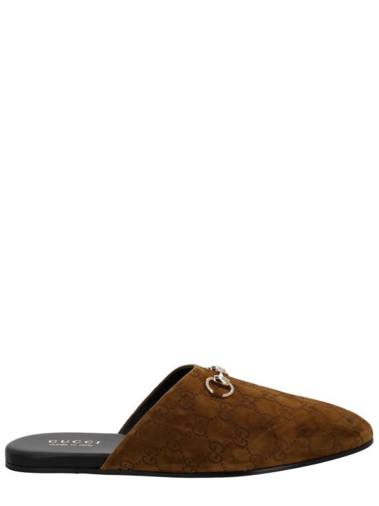 26FW 구찌 홀스빗 스웨이드 뮬 850140 AAFQV2118 BROWN