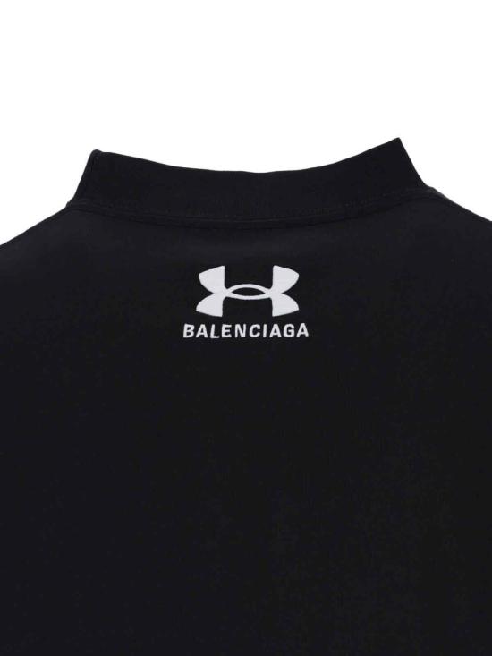 25SS 발렌시아가 x 언더아머 오버사이즈 핏 티셔츠 787349 TRVB79034 Black - BALENCIAGA