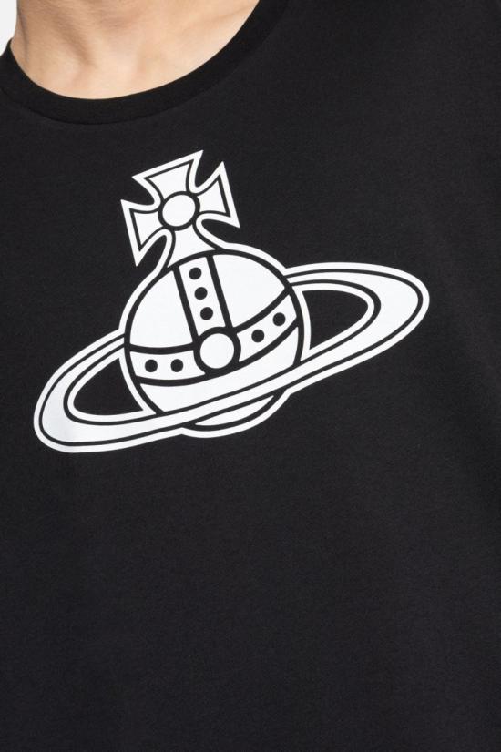 25FW 비비안웨스트우드 반팔 티셔츠 3G01004B J001MN401 Black - VIVIENNE WESTWOOD