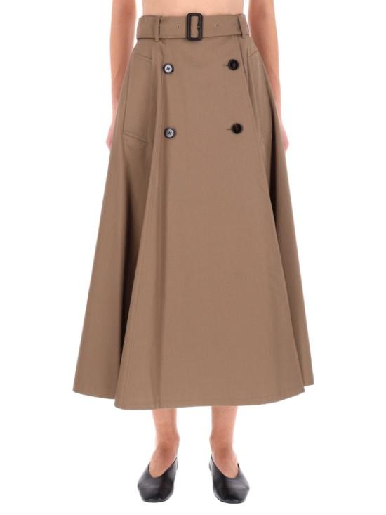  버버리 개버딘 스커트 8113541 A3324 Brown - BURBERRY
