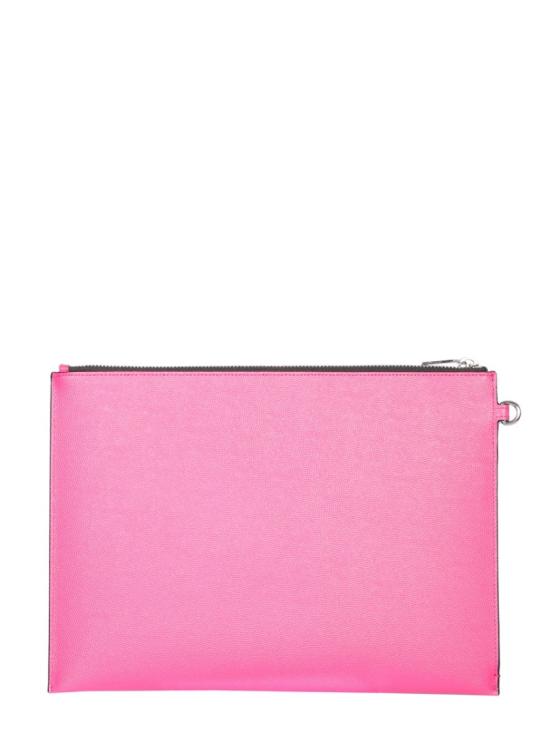  생로랑 그랑 드 뿌드르 엠보스 레더 파리 지퍼 태블릿 홀더 683865 BTY9N5574 Pink - SAINT LAURENT