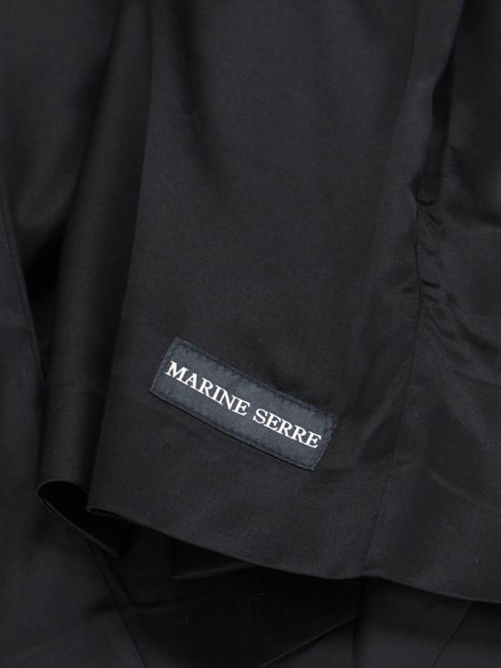 25FW 마린세르 롱 원피스 WDR421A CWOV0056BK99 Black - MARINE SERRE