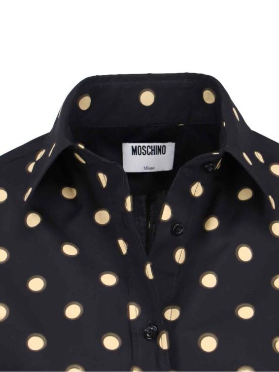 25FW 모스키노 블라우스 252D 0210 54552555 Black - MOSCHINO