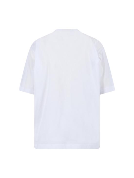 25FW 드리스 반 노튼 반팔 티셔츠 011161 2600001 White - DRIES VAN NOTEN