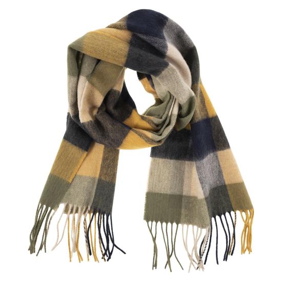 25FW 바버 머플러/스카프 USC0005 GREEN