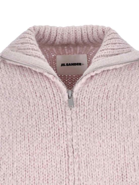 25FW 질샌더 집업 니트 J47HP0016 J14733658 Pink - JIL SANDER