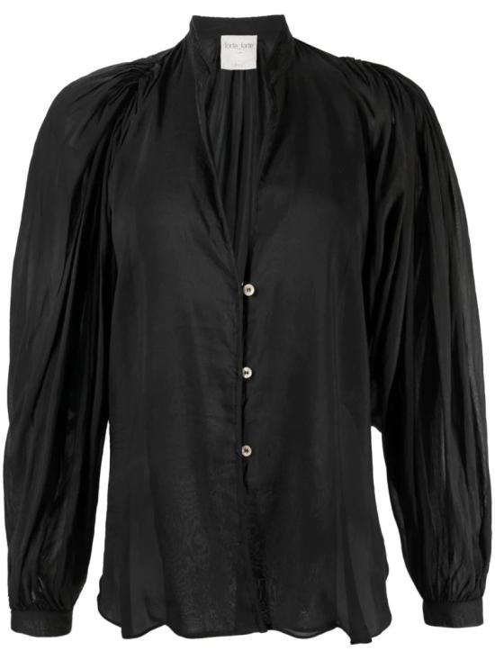  포르테포르테 탑 10095MYSHIRT 8014 Black