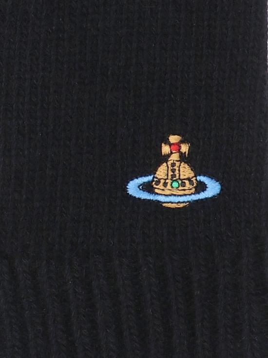 25FW 비비안웨스트우드 장갑 8202002Q K0069N401 Black - VIVIENNE WESTWOOD