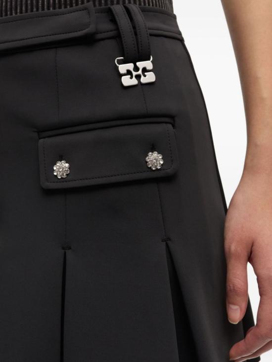 25FW 가니 스커트 W0517 Black - GANNI