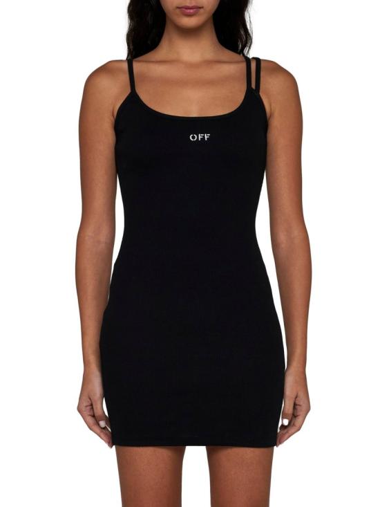 25FW 오프화이트 원피스 OWDB304C99JER0021001 Black - OFF WHITE