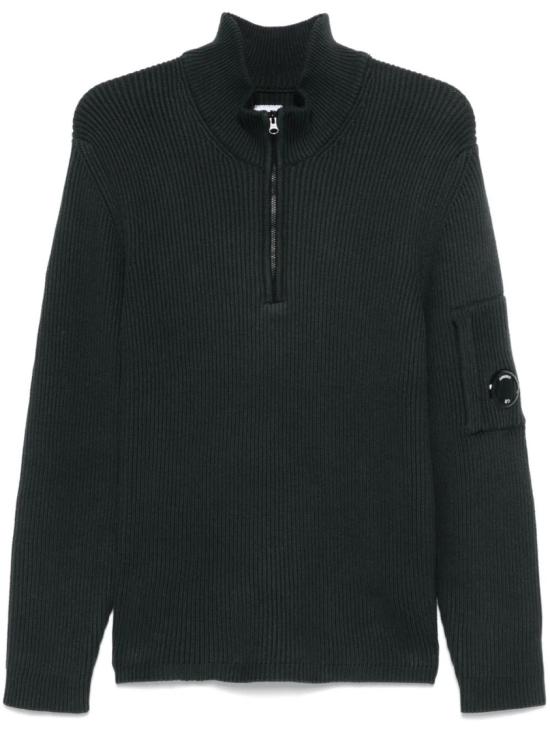  씨피 컴퍼니 집업 니트 17CMKN185A006608A Black