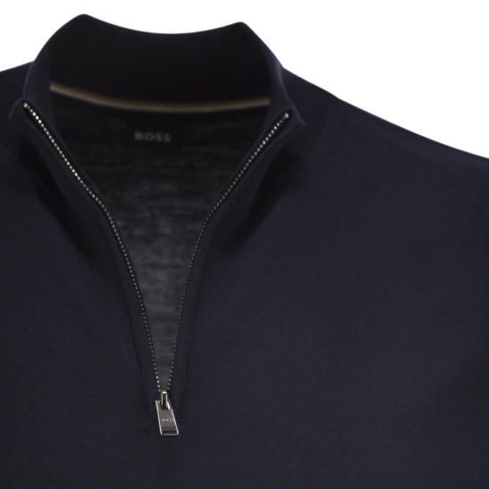 25FW 보스 집업 니트 50528300 BLUE - BOSS