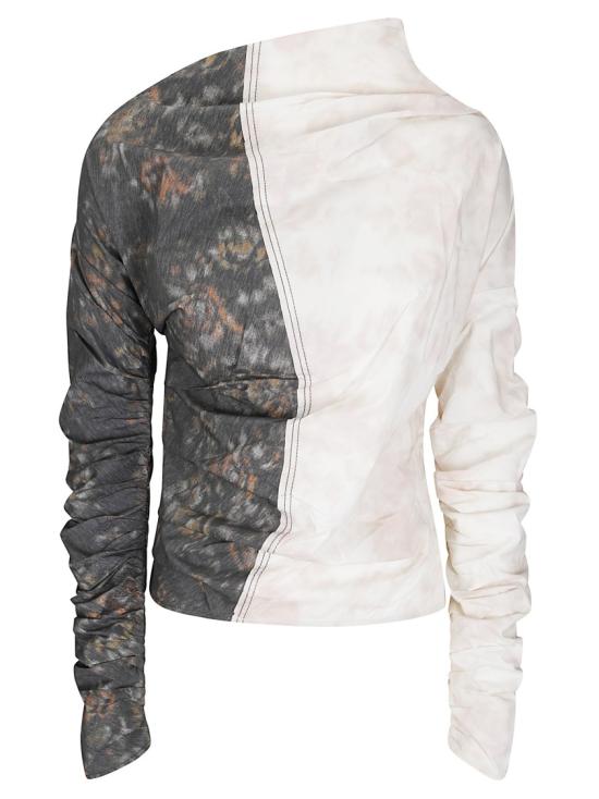 25FW 가니 블라우스 W1094 White