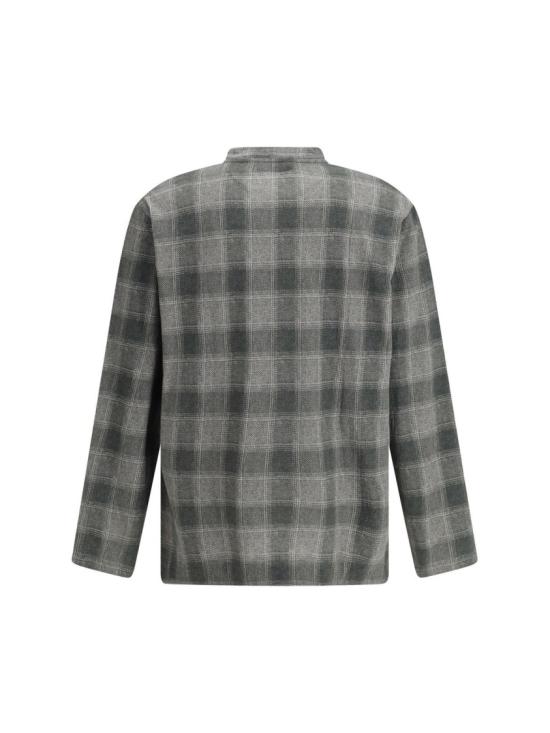 25FW 아워레가시 반팔 티셔츠 M4256BOOAKLAND CHECK LEGACY JERSEY Grey - OUR LEGACY