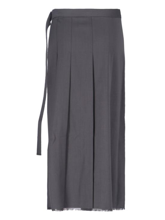 25FW 이비르 롱 스커트 154901CHARCOAL Grey - IVIR