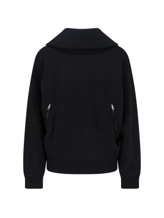 25FW 발렌시아가 백투프론트 터틀넥 스웨터 848840 T34211000 Black