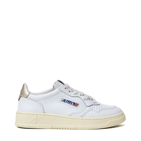 26FW 오트리 메달리스트 로우 레더 스니커즈 AULWLL06 White