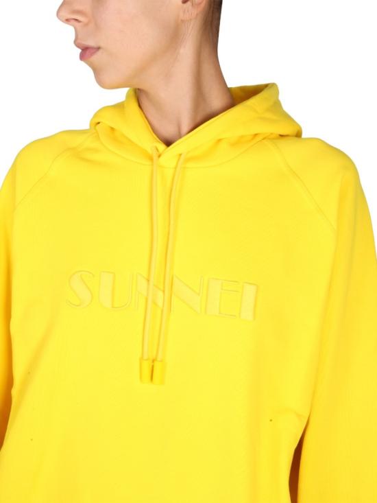  써네이 후드 티셔츠 CRTWXJER009 COT007T024 Gold - SUNNEI