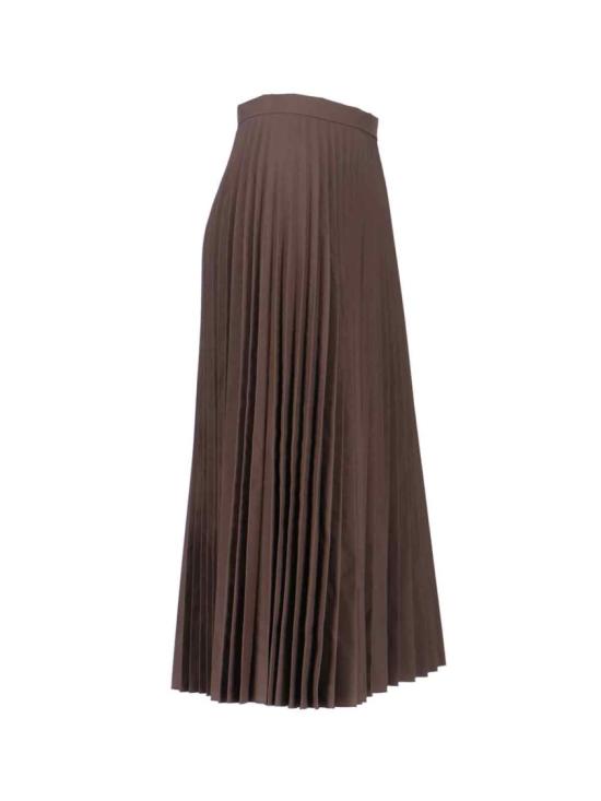 25FW MM6 메종마르지엘라 롱 스커트 S62MA0096 M35609143 Brown - MM6 MAISON MARGIELA