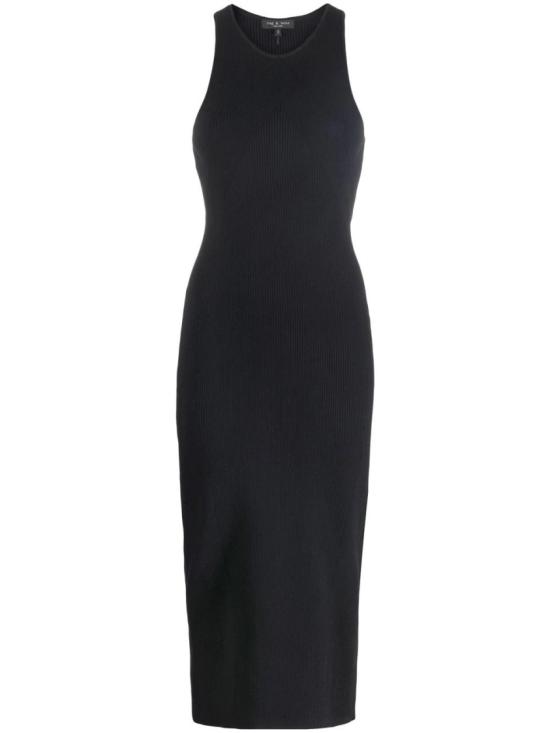  랙앤본 원피스 WAS22P045LD45 BL Black