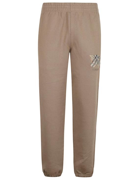 25FW 버버리 EKD 체크 코튼 조깅 팬츠 8116096 A3324 Brown